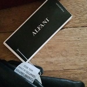 Alfani Accessories - New with tag Alfani black leather cashmere li Alfani Accessories - New with tag Alfani black leather cashmere li